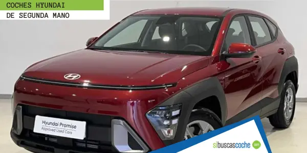 Coches Hyundai de segunda mano rojo en venta