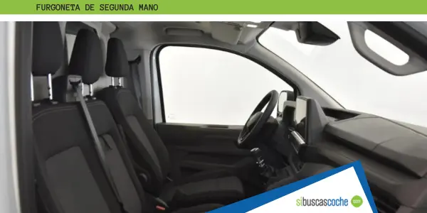 Interior furgoneta de ocasión