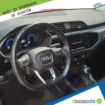 Interior del Audi Q3 Sportback