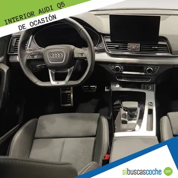 Interior coche Audi Q5 de ocasión