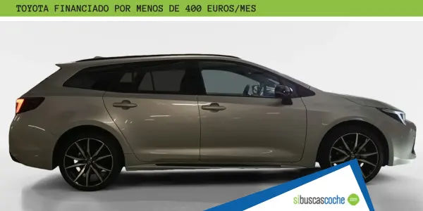 Coche Toyota de ocasión financiado por menos de 400 euros al mes