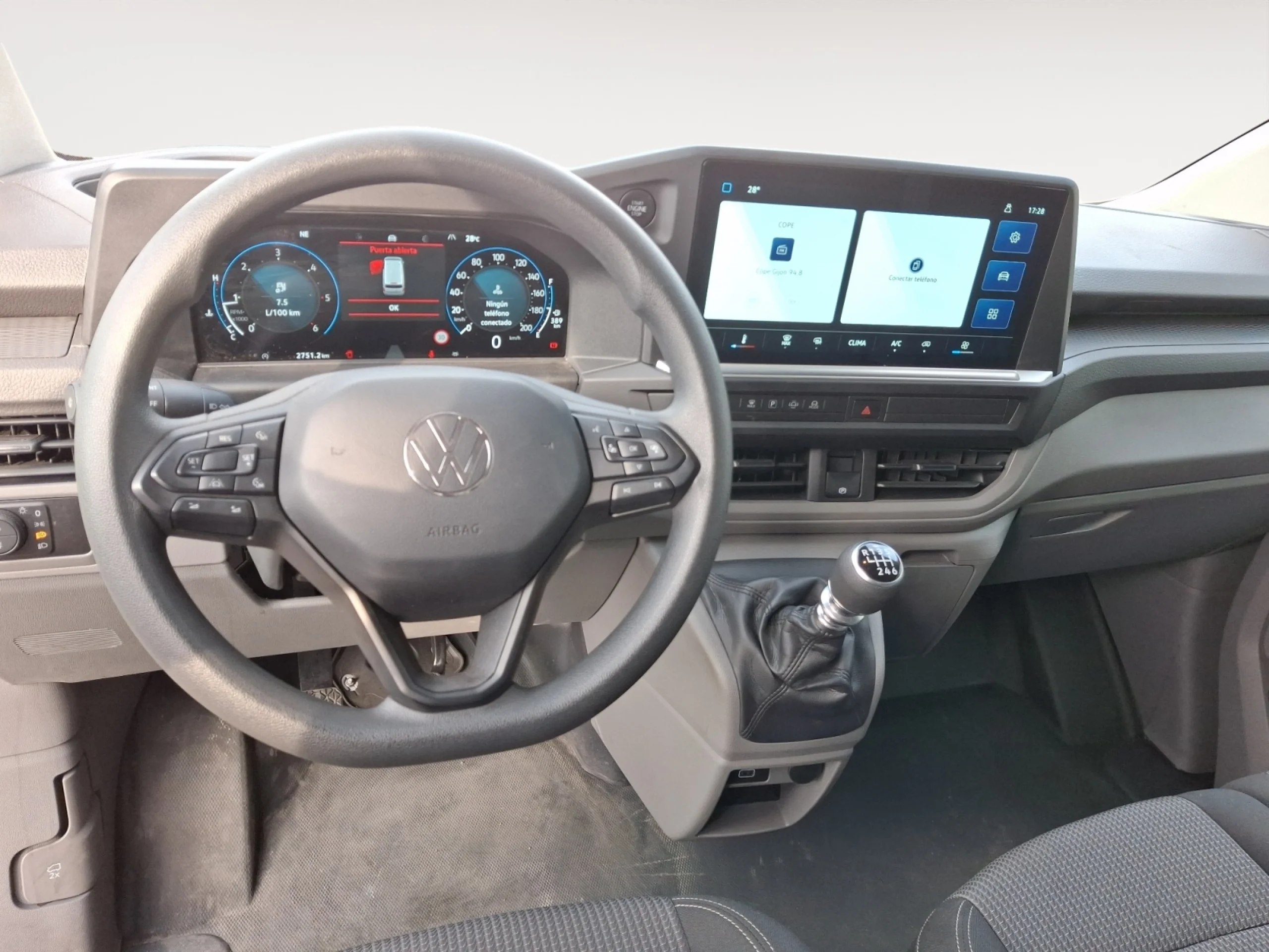 VW COMERCIALES Transporter TRANSPORTER   FURG N  BATALLA CORTA  2.0 TDI 81 KW (110 CV) 6 VEL. - Foto 4