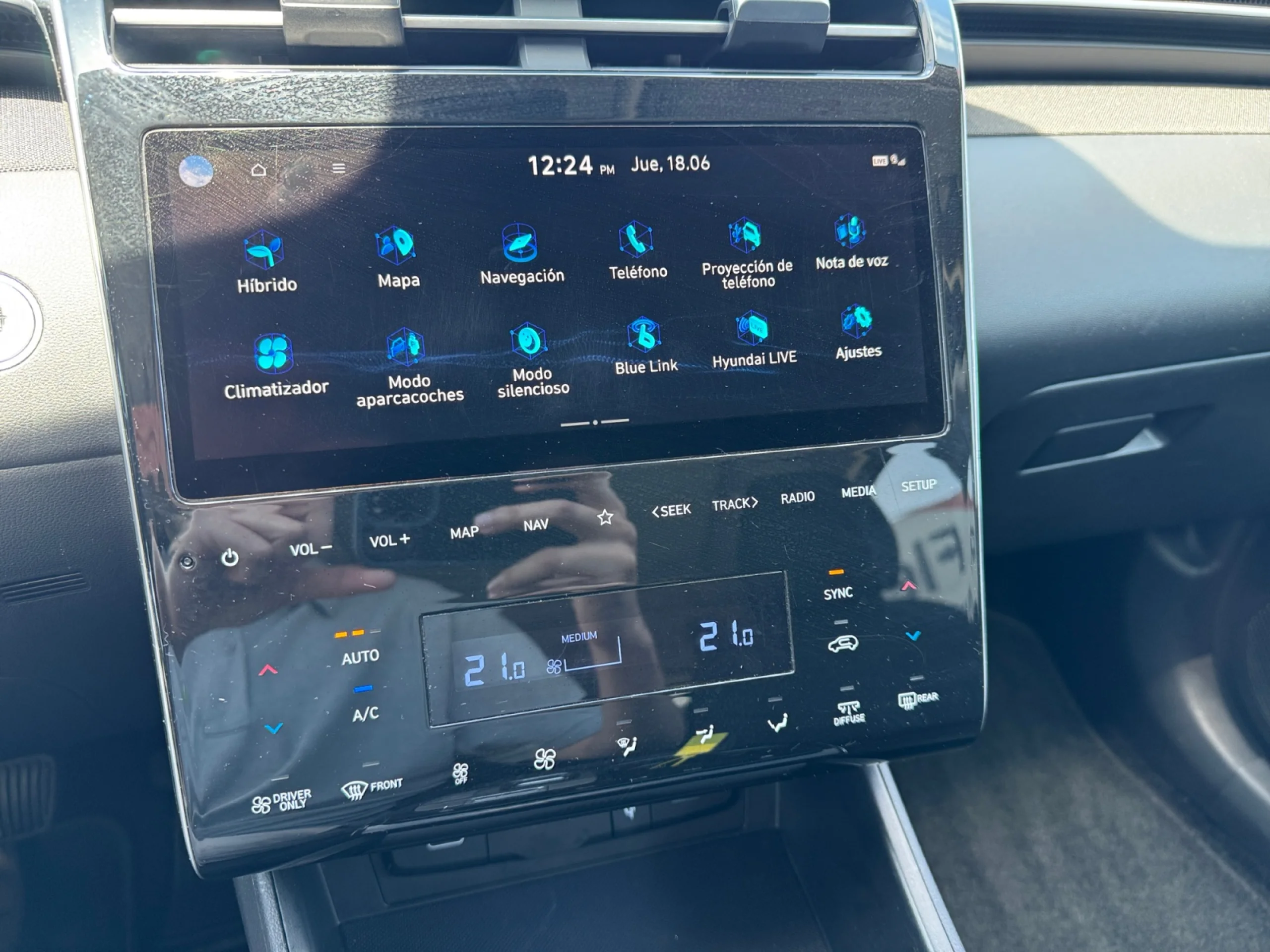 HYUNDAI TUCSON 1.6 TGDI 169KW HEV TECNO SKY AUTO - Foto 9