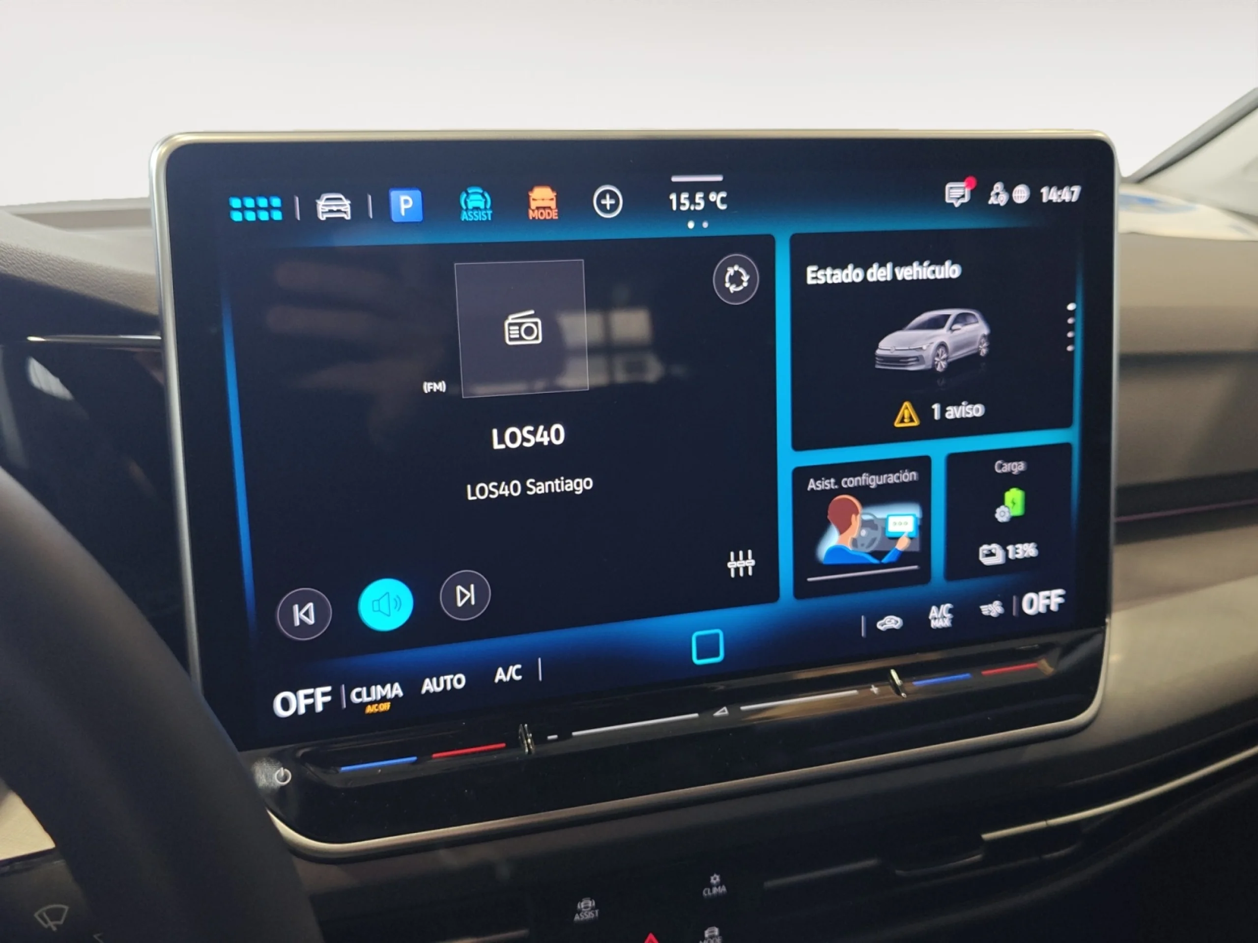 VOLKSWAGEN GOLF MATCH 1.5 PHEV 110KW / 85KW DSG - Foto 14