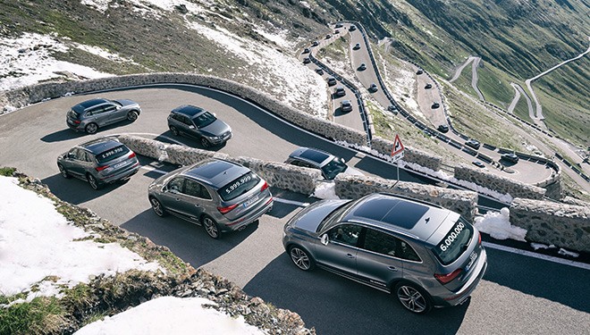 Audi alcanza seis millones de vehículos con tracción quattro