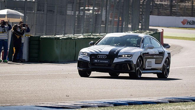 El Audi RS7 supera con éxito la prueba de conducción sin piloto El Audi RS7 supera con éxito la prueba de conducción sin piloto