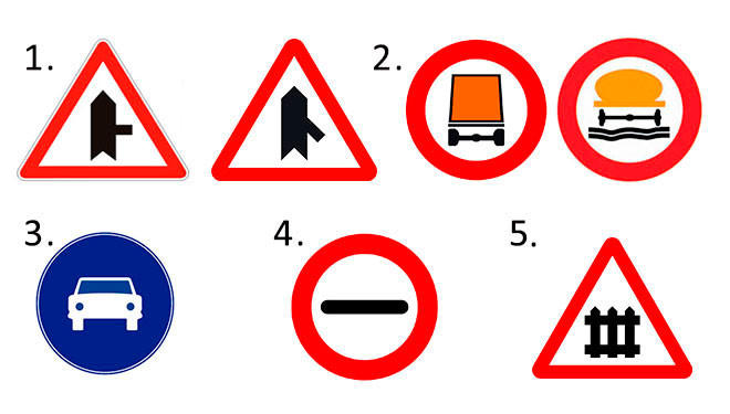 ¿Adivinarías el significado de estas señales?
