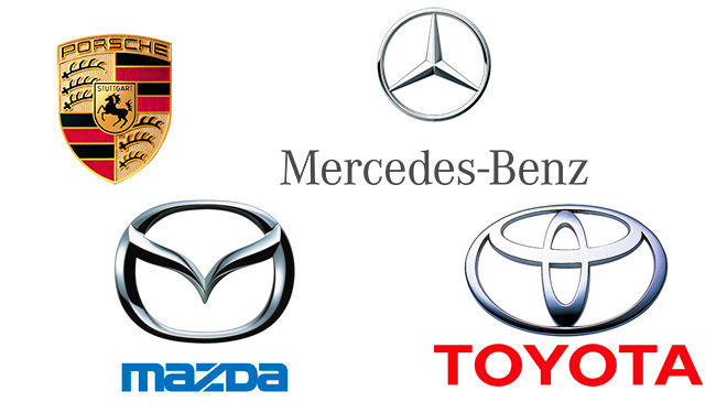 4 historias de logos de coches