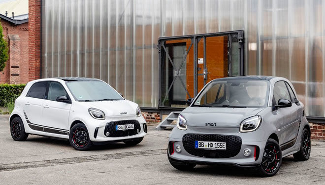 Smart fortwo y smart forfour, nueva imagen externa e interna